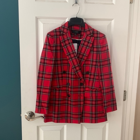 J crew tartan plaid blazer (sold out in store) - Picture 1 of 3
